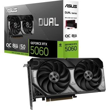 Відеокарта ASUS GeForce RTX 5060 8 GB GDDR7 OC DUAL-RTX5060-O8G (90YV0N12-M0NA00) | Фото 3