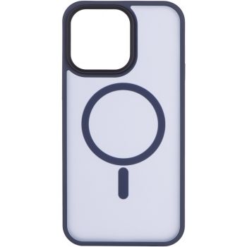 Чохол 2Е Basic для APPLE iPhone 15 Ultra, Soft Touch MagSafe Cover, Dark Blue (2E-IPH-15U-OCLS-DB) | Фото 1