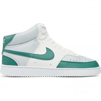 Кеди чоловічі Nike Court Vision Mid Nn DN3577-102 43 (9.5 US) білий/зелений (197593634986) | Фото 1