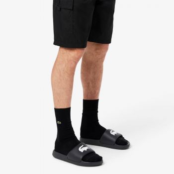 Шльопанці чоловічі Lacoste Serve Slide 1.0 749CMA0021-312 46 (11 UK) чорні | Фото 4