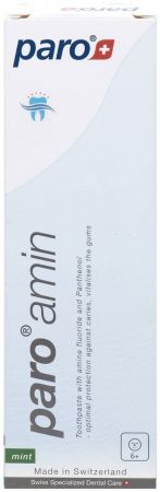 Зубна паста Paro AMIN з амінофторидом 1250 ppm 75 мл (7610458026687) | Фото 2