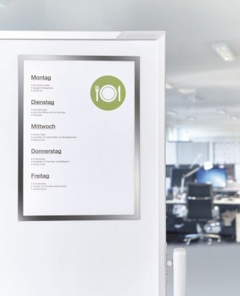 Magnetoplan Рамки магнитные A4 серебристые Magnetofix Frame Silver Set UA (1130332) | Фото 6