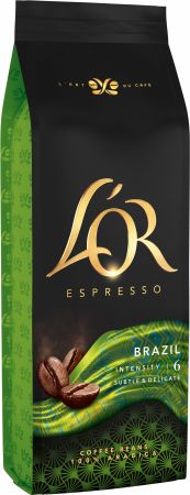 Кава L`OR зерна Espresso Brazil, 500г, 100% арабіка (8711000464649) | Фото 2