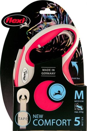 Повідець-рулетка Flexi New Comfort М до 25 кг 5 м червоний (4000498043622) Повідець-рулетка Flexi New Comfort М до 25 кг 5 м червоний (4000498043622) | Фото 5