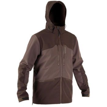 Куртка чоловіча для полювання Solognac 500 зі софтшелу 8394398 M коричнева (2315534_Solognac) | Фото 1