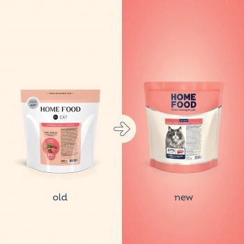 Сухий корм HOME FOOD Індичка та ягоди для виведення шерсті зі шлунку 200г (4820290090101) Сухий корм HOME FOOD Індичка та ягоди для виведення шерсті зі шлунку 200г (4820290090101) | Фото 2