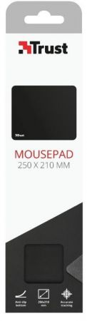 Ігрова поверхня TRUST Mouse Pad M Black (250*210*3 мм) (24193_TRUST) Ігрова поверхня TRUST Mouse Pad M Black (250*210*3 мм) (24193_TRUST) | Фото 2