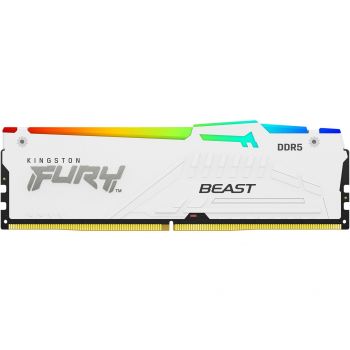 Пам'ять для ПК KINGSTON Fury (ex.HyperX) DDR5-5600 16GB FURY Beast RGB EXPO White (KF556C36BWEA-16) | Фото 1