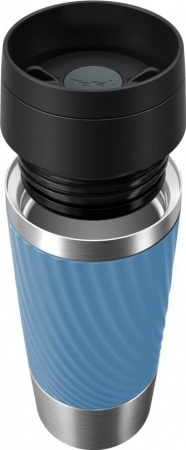 Термочашка TEFAL Travel Mug Classic Twist, 360мл, блакитний (N2024510) | Фото 2