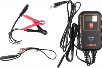Зарядний пристрій Osram 4A 6/12V (OEBCS904) (44371264747) Зарядний пристрій Osram 4A 6/12V (OEBCS904) (44371264747) | Фото 4