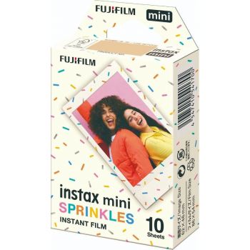 Купить бумагу Фотопапір FUJIFILM INSTAX MINI Sprinkles (54х86мм 10шт) (16838708) | Фото 1