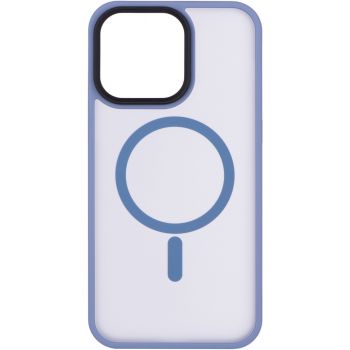Чохол 2Е Basic для APPLE iPhone 15 Ultra, Soft Touch MagSafe Cover, Light Blue (2E-IPH-15U-OCLS-LB) | Фото 1