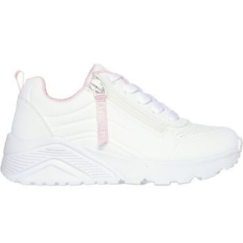 Кросівки для дівчаток Skechers Uno Lite - Easy Zip 310387L WHT 31 (13.5 US) білі | Фото 1