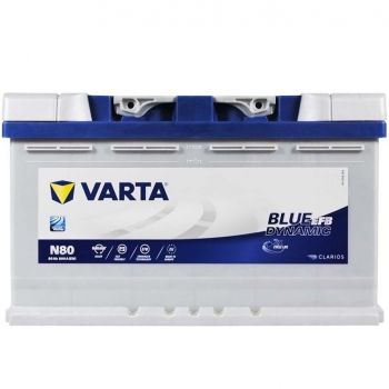 Автомобільний акумулятор VARTA 80Ah-12v BD EFB, R+, EN800 (52371236814) | Фото 1