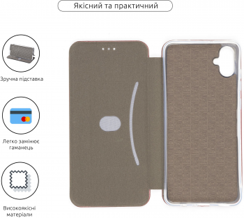 Чохол-книжка ArmorStandart G-Case для SAMSUNG A05 (A055) Marsala (ARM71914) | Фото 3