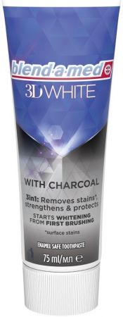 Blend-A-Med 3D White З Деревним Вугіллям 75 мл (8006540793114) Blend-A-Med 3D White З Деревним Вугіллям 75 мл (8006540793114) | Фото 2