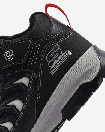 Черевики підліткові для хлопчика Skechers Storm Blazer - Glow Roam 406410L BKCC 32 (1 US) чорні | Фото 5