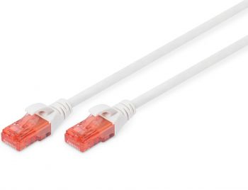 DIGITUS CAT 6 UTP 3м, AWG 26/7, Cu, LSZH, White (DK-1617-030/WH) | Фото 1