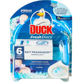 DUCK диски д/унітазу Морська свіжість, 6 шт (5000204965926) | Фото 3