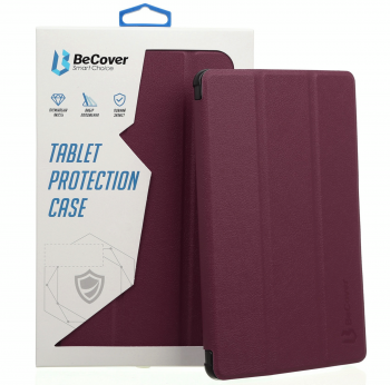 Чохол-книжка BeCover Smart Case для SAMSUNG Galaxy Tab S6 Lite 10.4 Red Wine (705216) | Фото 1