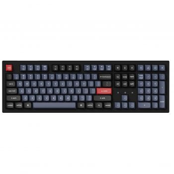 Клавіатура KEYCHRON K10 PRO 108Key, K pro Red, WL/BT/USB-A, Hot-Swap, QMK, EN/UKR, RGB, Black | Фото 1