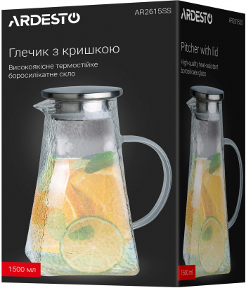 Глечик з кришкою Ardesto, 1500мл (AR2615SS) | Фото 5