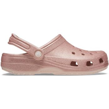 Крокси Crocs Classic Glitter Clog 205942-6WV 36-37 (M4/W6) рожеві (196265543106) | Фото 1
