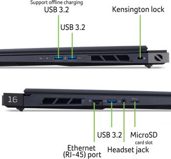 Купить ноутбук Ноутбук ACER Predator Helios 16 PH16-73 (NH.QW3EU.002) | Фото 4