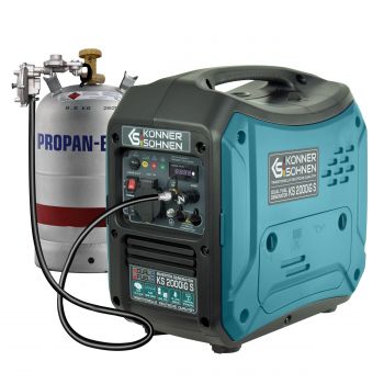 Генератор газово-бензиновий інверторний Konner&Sohnen KS 2000iG S, 230В, 2.0кВт (KS2000iGS) Купить генератор Генератор газово-бензиновий інверторний Konner&Sohnen KS 2000iG S, 230В, 2.0кВт (KS2000iGS) | Фото 2