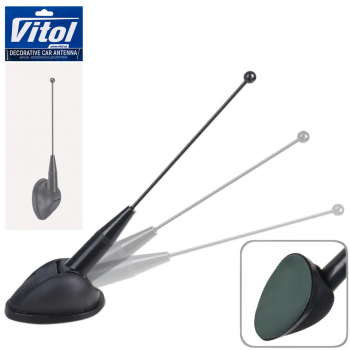 Антена Vitol декоративна з нахилом Чорна (61156-VITOL) Антена Vitol декоративна з нахилом Чорна (61156-VITOL) | Фото 1