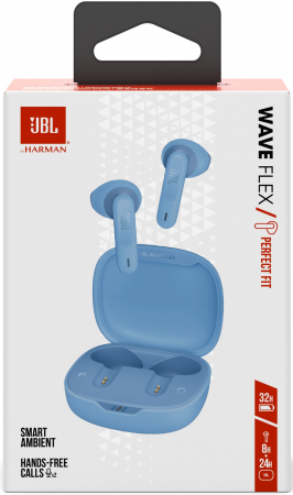 Навушники JBL Wave Flex Blue (JBLWFLEXBLU) | Фото 6