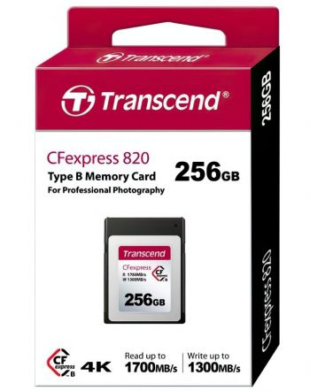 Карта пам'яті TRANSCEND CFexpress 256GB Type B R1700/W1300MB/s (TS256GCFE820) | Фото 2