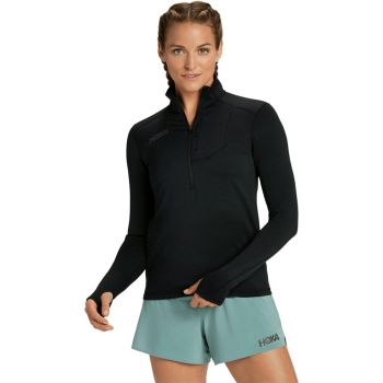 Кофта для бігу HOKA ( 1135053 ) 1/2 ZIP 2024 BLK L чорний (196565300423) | Фото 3