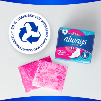 Гігієнічні прокладки Always Ultra Super Розмір 2 48шт (8700216450294) Гігієнічні прокладки Always Ultra Super Розмір 2 48шт (8700216450294) | Фото 4