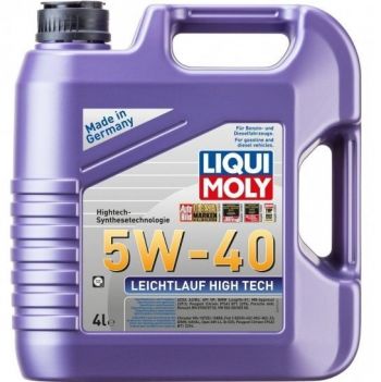 Олива моторна LIQUI MOLY Leichtlauf High Tech 5W-40 4л. (4100420025952) | Фото 1