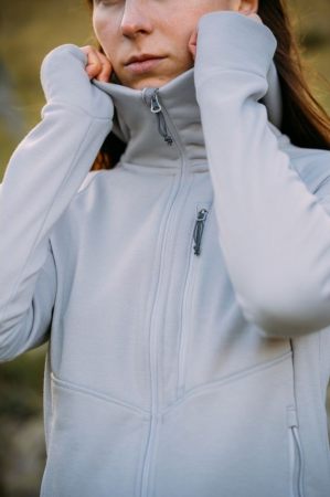 Фліс жіночий TURBAT Peak Wmn vapor grey S світло-сірий (012.004.3946) | Фото 8