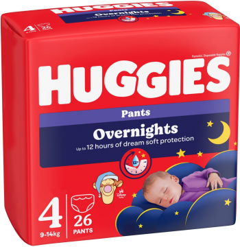 Трусики-підгузки Huggies Overnights Pants 4 9-14 кг 26 шт | Фото 14