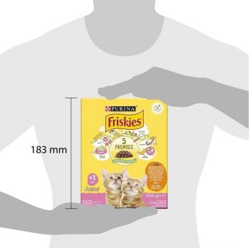 Корм сухий для кошенят Purina Friskies Junior з куркою, індичкою, молоком та овочами 300г(7613031868360) Корм сухий для кошенят Purina Friskies Junior з куркою, індичкою, молоком та овочами 300г(7613031868360) | Фото 5