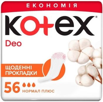 Kotex Normal Plus Deo 56 IFW (N) (5029053548265) | Фото 1
