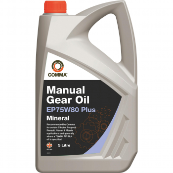 Олива трансмісійна Comma GEAR OIL EP75W-80 PLUS 5л (EP75W80P5L) Олива трансмісійна Comma GEAR OIL EP75W-80 PLUS 5л (EP75W80P5L) | Фото 1