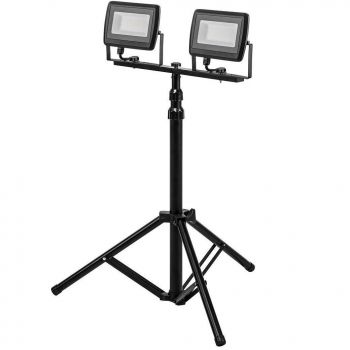 Купить офисно-промышленное освещение Прожектор Neo Tools  SMD LED на штативі 1.8 м, 220 В, 50Вт, 9000 люмен, IP65 (99-062) | Фото 1