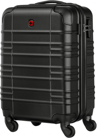 Валіза WENGER, Amplar, мала, пластик, 4 колеса, чорний (653143) | Фото 3