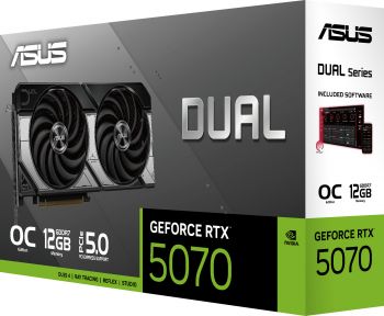 Відеокарта ASUS GeForce RTX 5070 12GB GDDR7 OC DUAL (90YV0M17-M0NA00) | Фото 1