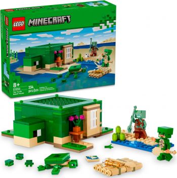 Конструктор LEGO Minecraft Пляжний будиночок у вигляді черепахи (21254) Конструктор LEGO Minecraft Пляжний будиночок у вигляді черепахи (21254) | Фото 4