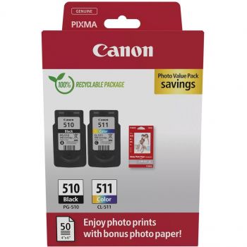 Картридж струменевий CANON PG-510Bk/CL-511 Multi Pack (2970B017) | Фото 1