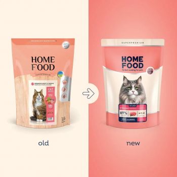 Сухий корм HOME FOOD Індичка та ягоди для виведення шерсті зі шлунку 1,6кг (4820235020873) | Фото 7