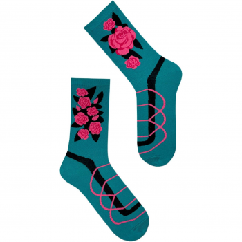 Шкарпетки жіночі Premier Socks First Roses 36-40 1 пара зелені (4820203348831) | Фото 1