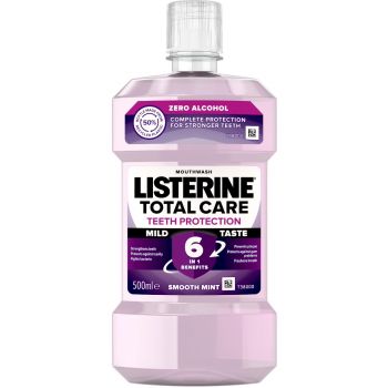 Купить зубную пасту и ополаскиватель LISTERINE Total Care ополіскувач для ротової порожнини, 500 мл (3574660721980) | Фото 1