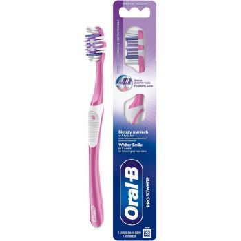 Зубна щітка Oral-B 3D White відбілювання 42 cередня 1шт (8700216459518) | Фото 2