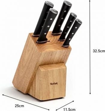 Набір ножів TEFAL Ice Force, 5пр., з дерев'яною колодкою (K232S574) Купить набор кухонных ножей Набір ножів TEFAL Ice Force, 5пр., з дерев'яною колодкою (K232S574) | Фото 13